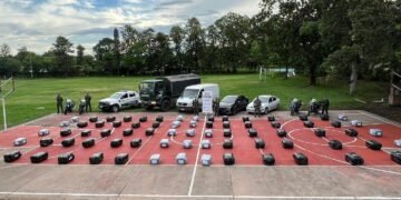 Gendarmería secuestró más de una tonelada de hojas de coca dentro de un furgón