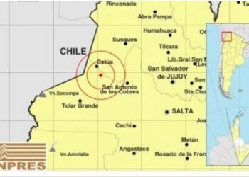 Se registró un temblor en San Antonio de los Cobres