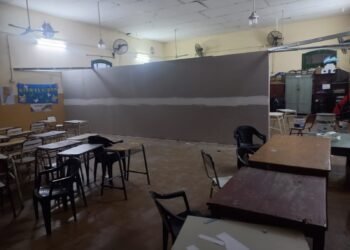 Continúan las obras provisorias en la escuela General Pizarro