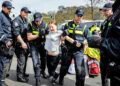 Detuvieron a Greta Thunberg en una protesta en Países Bajos