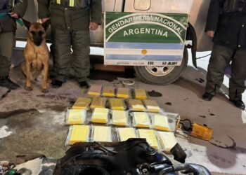 Traficaban más de 20 kilos de cocaína en el tanque de combustible de una camioneta