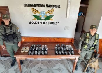 Traficaban cocaína dentro de la suelas de las zapatillas