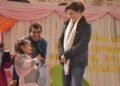 Cristina Fiore recorrió escuelas de Colonia Santa Rosa