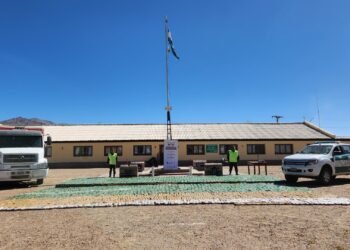 Camión llevaba más de una tonelada de hojas de coca