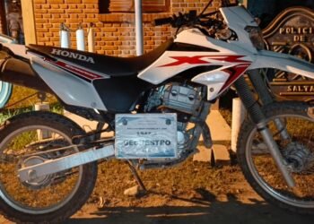 La policía recuperó tres motos robadas en Orán