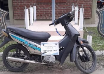 La policía recuperó una moto robada