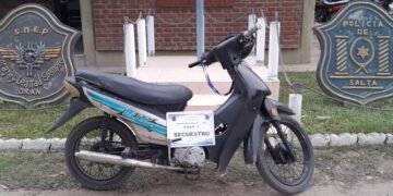La policía recuperó una moto robada