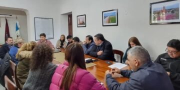 El intendente Baltasar Lara se reunió con algunos concejales