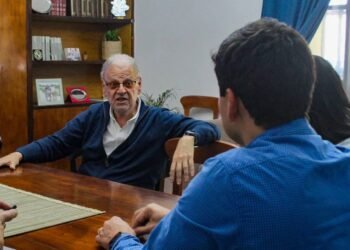 Baltasar Lara recibió al Secretario de Deportes de la Provincia
