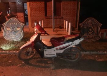 Recuperaron una moto robada y un arma de fuego
