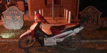 Recuperaron una moto robada y un arma de fuego