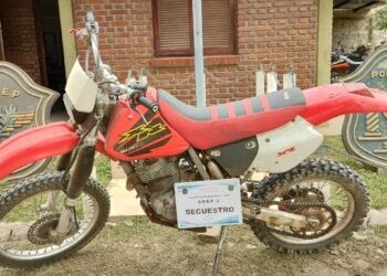 La policía recuperó en Orán una moto robada en Jujuy