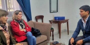 Baltasar Lara se reunió con la Directora de Frontera e Hidrovías del Ministerio de Seguridad