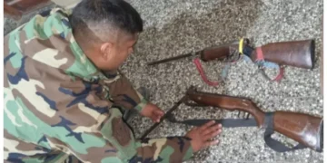 Secuestraron dos rifles en un control vehicular