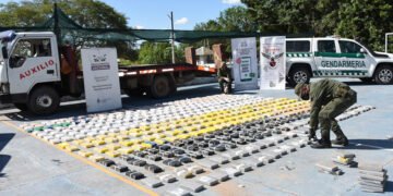 Cuatro personas fueron condenadas por transportar más de 480 kilos de cocaína