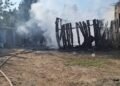 Se quemó una casa en el Barrio 6 de Enero