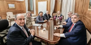 Gustavo Sáenz se reunió con Karina Milei, Francos y Caputo