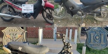 La policía sigue recuperando motos robadas