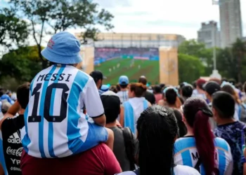 En Hipólito Yrigoyen alentarán a la Selección Argentina en pantalla gigante