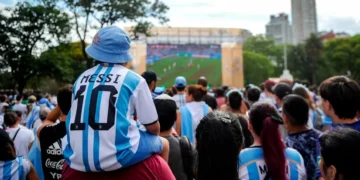 En Hipólito Yrigoyen alentarán a la Selección Argentina en pantalla gigante
