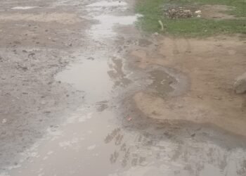 Vecinos denuncian una importante pérdida de agua