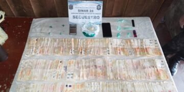 Colonia Santa Rosa: Secuestro de droga, dinero y siete detenidos