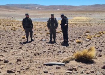 Desactivaron un proyectil de artillería hallado en la puna