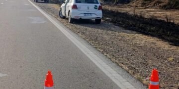 Sofocaron un incendio de pastizales en el acceso a Orán