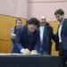 Saénz firmó el reinicio de la obra de la Ciudad Judicial de Orán