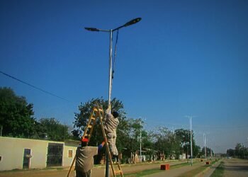 Hipólito Yrigoyen: Sigue el trabajo de mejoramiento barrial