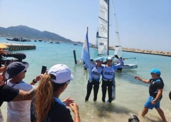 Majdalani-Bosco lograron la medalla de plata en vela