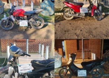 La policía recuperó cuatro motos robadas