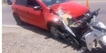 Ruta 50: Manejaba borracho y mató a un mujer que iba en moto
