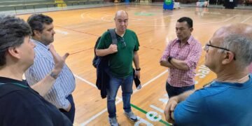 Inspeccionaron el Polideportivo de Orán para recibir a Salta Básquet