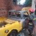 Se prendió fuego una camioneta