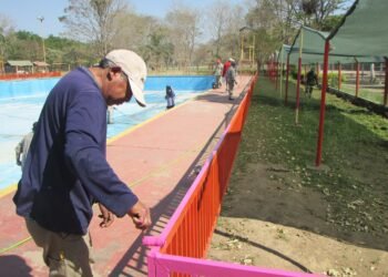 Hipólito Yrigoyen: Preparan el Camping La Loma para la temporada veraniega