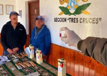Quedaron detenidos por ingerir “capsulas” y ocultar envoltorios de cocaína 