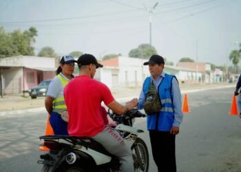 Hipólito Yrigoyen: Operativo de prevención y control de tránsito