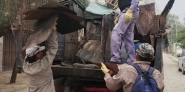 Levantaron 7 toneladas de basura con el Descacharrado Masivo