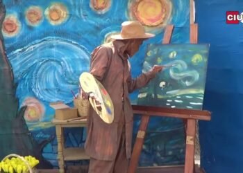 Estatuas Vivientes: “La Noche Estrellada” del Colegio 5023 fue la ganadora