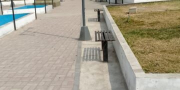 Limpiaron la Plazoleta de la Estación