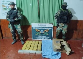 Gendarmería decomisó 15 kilos de marihuana y 4 de cocaína