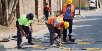 Colocan reductores de velocidad en la ciudad