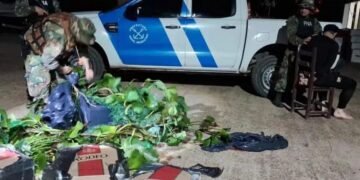 Chaco: Se disfrazó de camalote para contrabandear 200 paquetes de cigarrillos