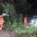 Intenso trabajo de Defensa Civil y Bomberos Voluntarios tras la tormenta de anoche