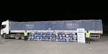 Trasladaba más de una tonelada de hojas de coca en un camión