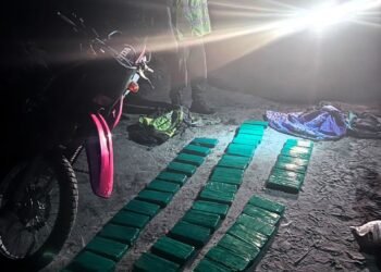 Abandonó dos mochilas con más de 47 kilos de cocaína