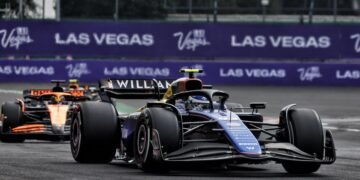 Franco Colapinto corre en Las Vegas