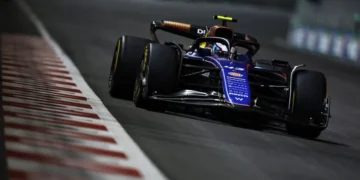 Colapinto terminó 18° en su segunda práctica libre en el GP de Las Vegas 