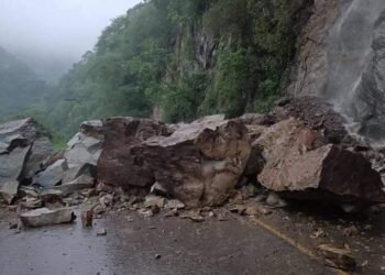 Derrumbe en la Ruta Panamericana